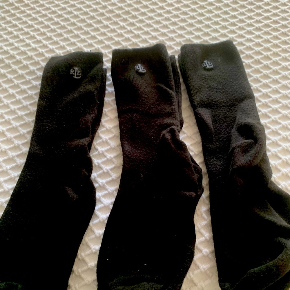 3 pairs of Ralph Lauren socks